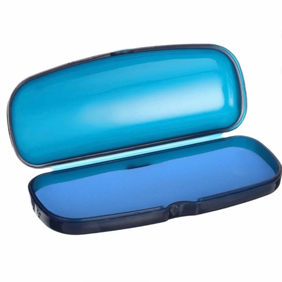 NWT NAVY BLUE EYEGLASS CASE - Picture 2 of 3